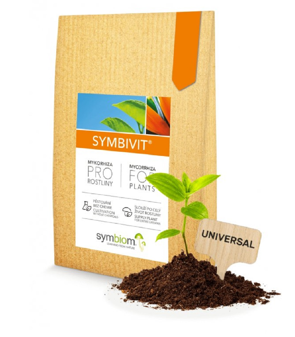 Symbivit Universal - Symbiom - mykorhizní přípravek pro rostliny - 150 g
