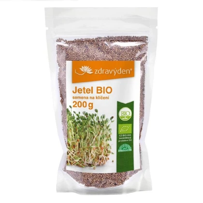 BIO Jetel - Zdravý den - bio osivo na klíčky - 200 g