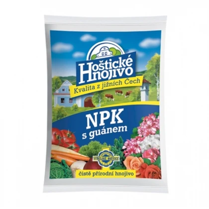 Hnojivo NPK s guánem - Hoštické hnojivo - přírodní pevné hnojivo - 1 kg