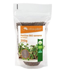 BIO hořčice - bio semena na klíčení - 200 g