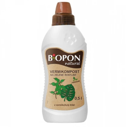 Vermikompost na zelené rostliny - BoPon - přírodní tekuté hnojivo - 500 ml