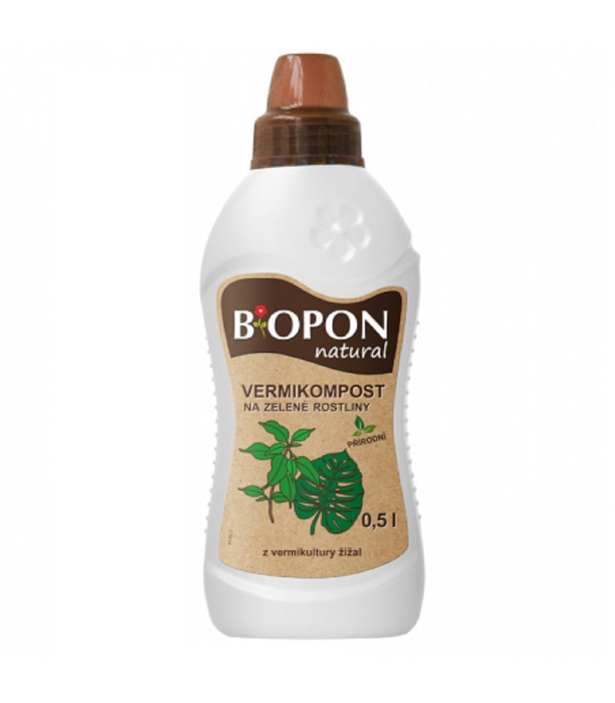 Vermikompost na zelené rostliny - BoPon - přírodní tekuté hnojivo - 500 ml