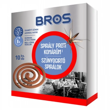 Spirály proti komárům - Bros - ochrana proti komárům - 10 ks