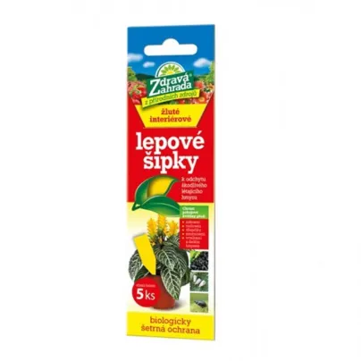 Lepové šipky do interiéru - Zdravá zahrada - ochrana proti škůdcům - 5 ks