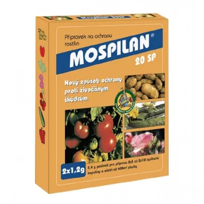 Mospilan 20 sp - Lovela - ochrana proti škůdcům - 2 x 1,2 g