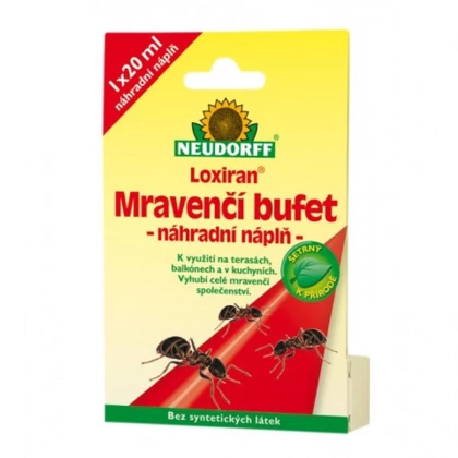 Mravenčí bufet - náhradní náplň - Neudorff - ochrana proti mravencům - 20 ml