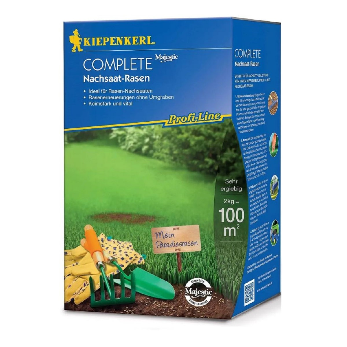 Trávník k dosetí - osivo Kiepenkerl - směs - 2 kg