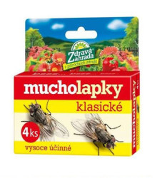 Mucholapky - Zdravá zahrada - ochrana proti hmyzu - 4 ks