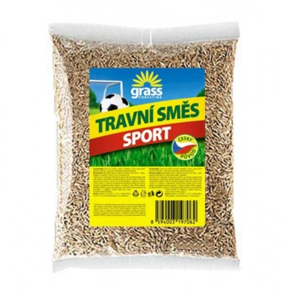 Trávník Sport vhodný pro vysokou zátěž - osivo Forestina Grass - směs - 500 g