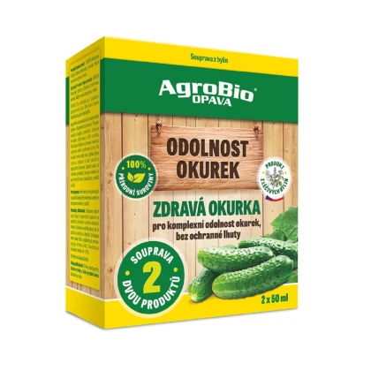 Zdravá okurka - AgroBio - přírodní ochrana proti plísním a škůdcům - 2 x 50 ml