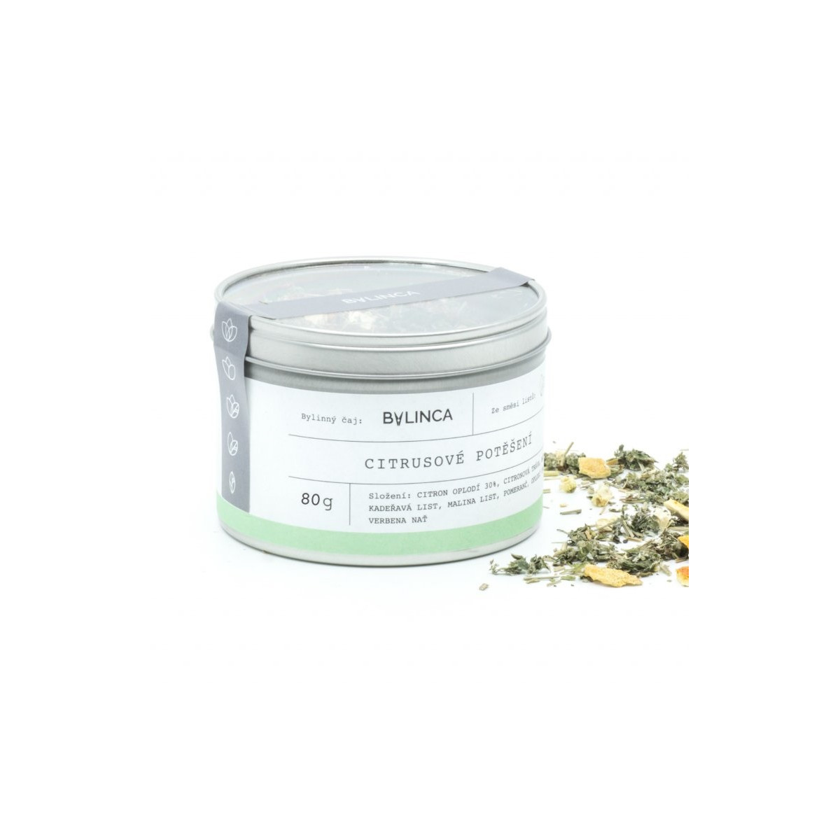 Citrusové potěšení - směs bylinek - čaj bylinný - 80 g