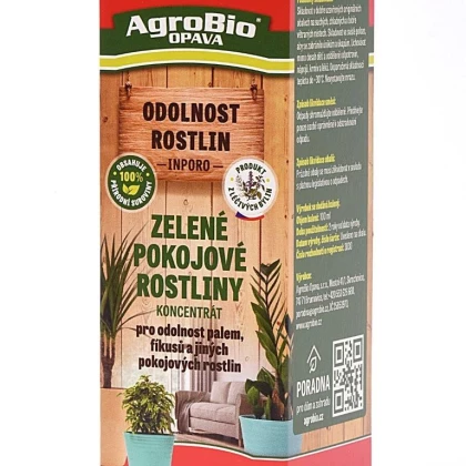 Zelené pokojové rostliny koncentrát - AgroBio - přírodní tekuté hnojivo - 1 ks