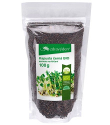 BIO Kapusta černá - Brassica Oleracea - bio osivo na klíčky - 100 g