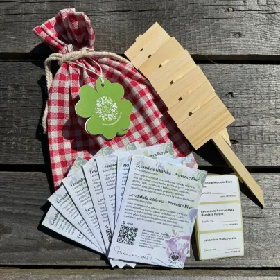 Dárkové balení semen pro děti - dárkový sáček s visačkou zdarma