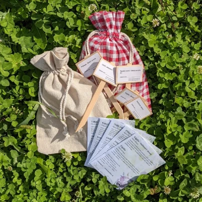 Dárkové balení semen pro dědečky - dárkový sáček s visačkou zdarma