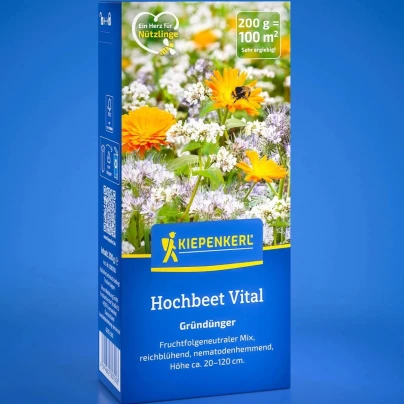 Květinová směs pro optimální péči o vyvýšené záhony - osivo Kiepenkerl - 1 ks