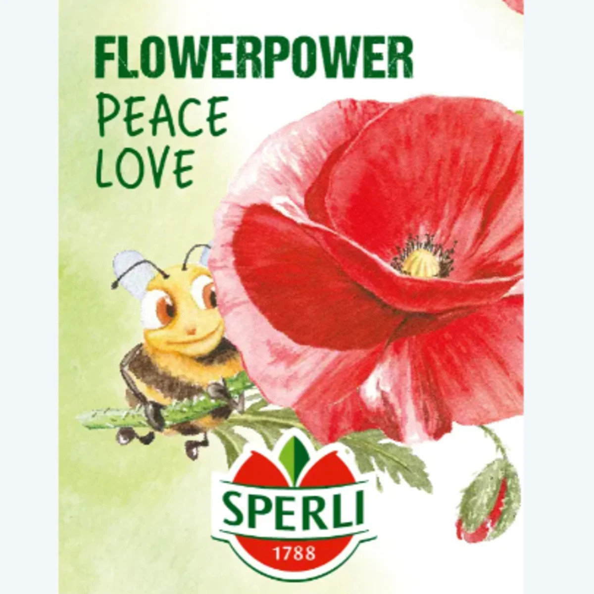 Mini sada na pěstování vlčího máku - včetně květináče, substrátu a semen - Sperli - 1 ks