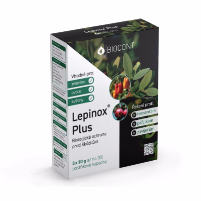 Lepinox - Biocont - bio ochrana proti housenkám - 3 x 10 g