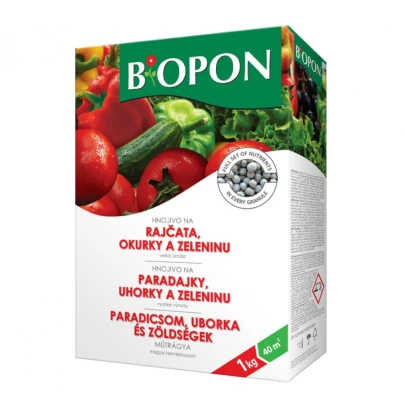 Hnojivo na rajčata a okurky - BoPon - granulované hnojivo - 1 kg