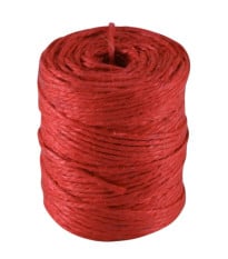 Juta - jutový provázek na cívce - červený - Strömshaga AB - 70 m - 1 ks