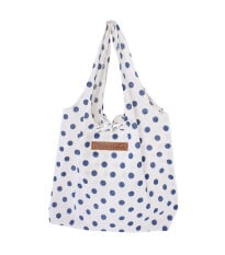 Bavlněná taška s modrými puntíky - Strömshaga AB - 1 ks