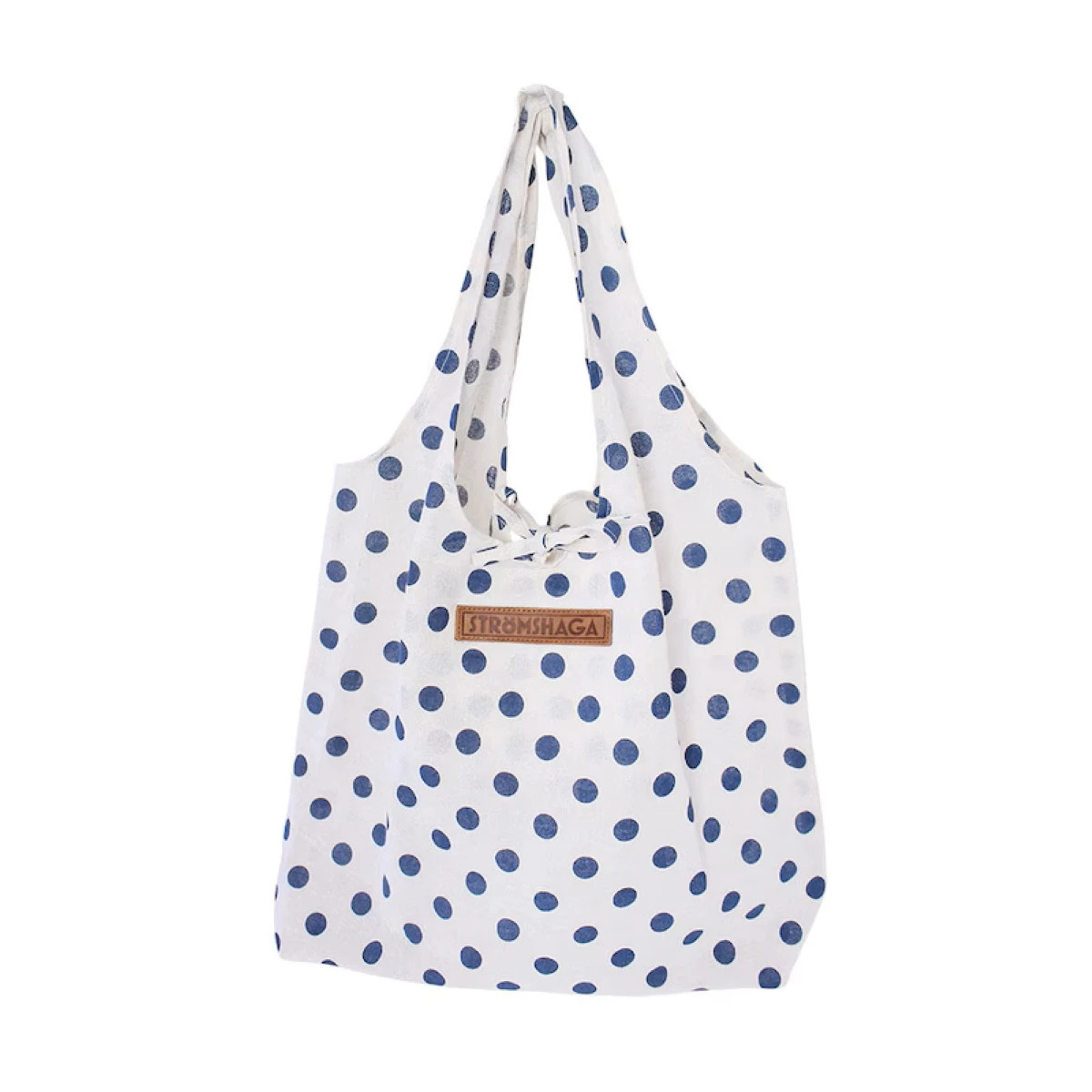 Bavlněná taška s modrými puntíky - Strömshaga AB - 1 ks