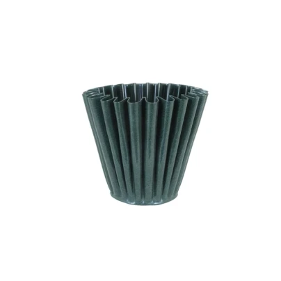 Kovový květináč Ronja M - zelený - Strömshaga AB - 1 ks