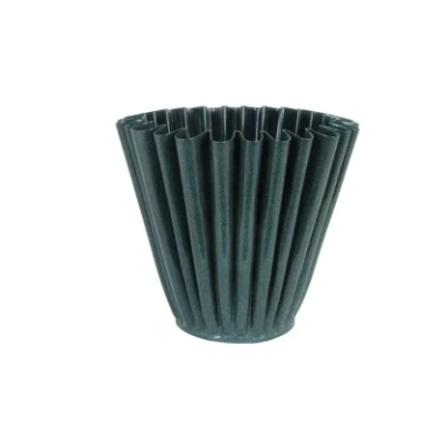 Kovový květináč Ronja L - zelený - Strömshaga AB - 1 ks