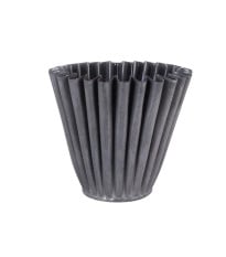 Kovový květináč Ronja L - šedo-béžový - Strömshaga AB - 1 ks