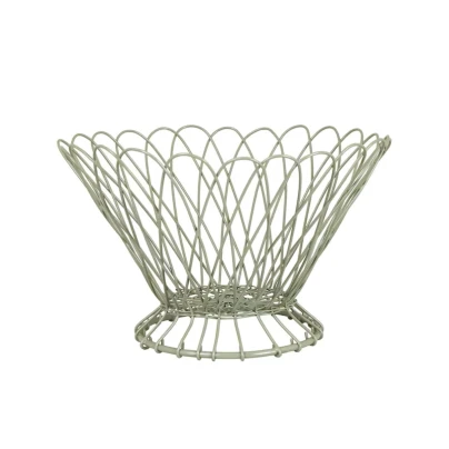 Drátěný košík - zelený - Strömshaga AB - 1 ks