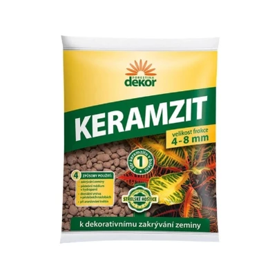 Keramzit dekor 4–8 mm - umělé kamenivo - 1 l