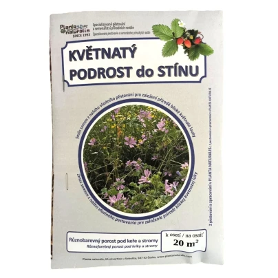 Květnatý podrost do stínu - osivo Planta Naturalis - směs lučních květin a trav - 40 g