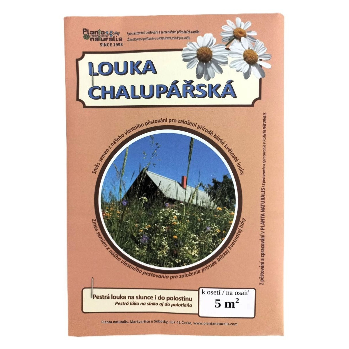 Chalupářská louka - osivo Planta Naturalis - směs lučních květin a trav - 10 g