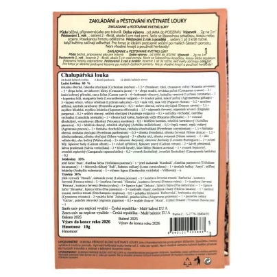 Chalupářská louka - osivo Planta Naturalis - směs lučních květin a trav - 10 g