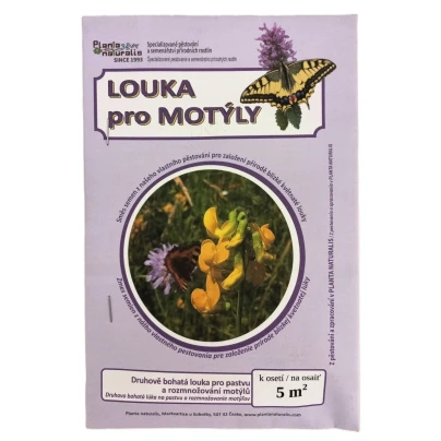 Louka pro motýly - osivo Planta Naturalis - směs lučních květin a trav - 10 g