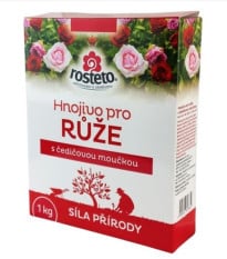Hnojivo pro růže s čedičovou moučkou - Rosteto -pevné hnojivo - 1 kg