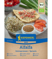 BIO Alfalfa – Vojtěška – Kiepenkerl – bio osivo na klíčky - 40 g