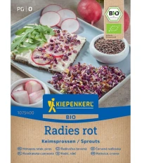 BIO Červená ředkvička - Kiepenkerl - bio osivo na klíčky - 30 g