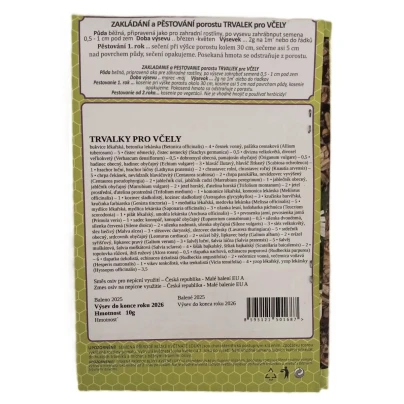 Vytrvalé květy pro včely - osivo Planta Naturalis - směs lučních květin a trav - 10 g