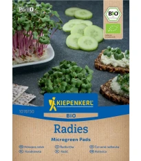 BIO Ředkvička Microgreen - mikrozelenina - náhradní pláty - 3 ks
