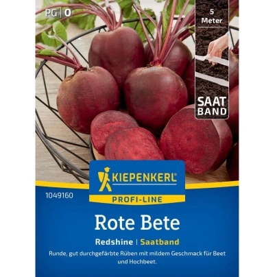 Semena červené řepy Redshine - výsevný pásek - 5 m