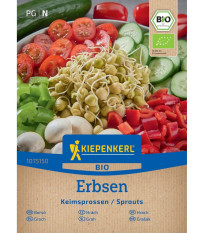 BIO Hrách setý - bio osivo na klíčky - 50 g