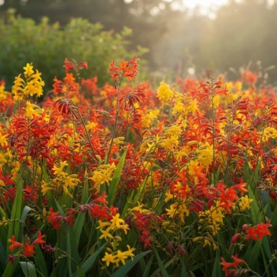Směs montbrécií - Crocosmia mix - hlízy montbrécie - 20 ks