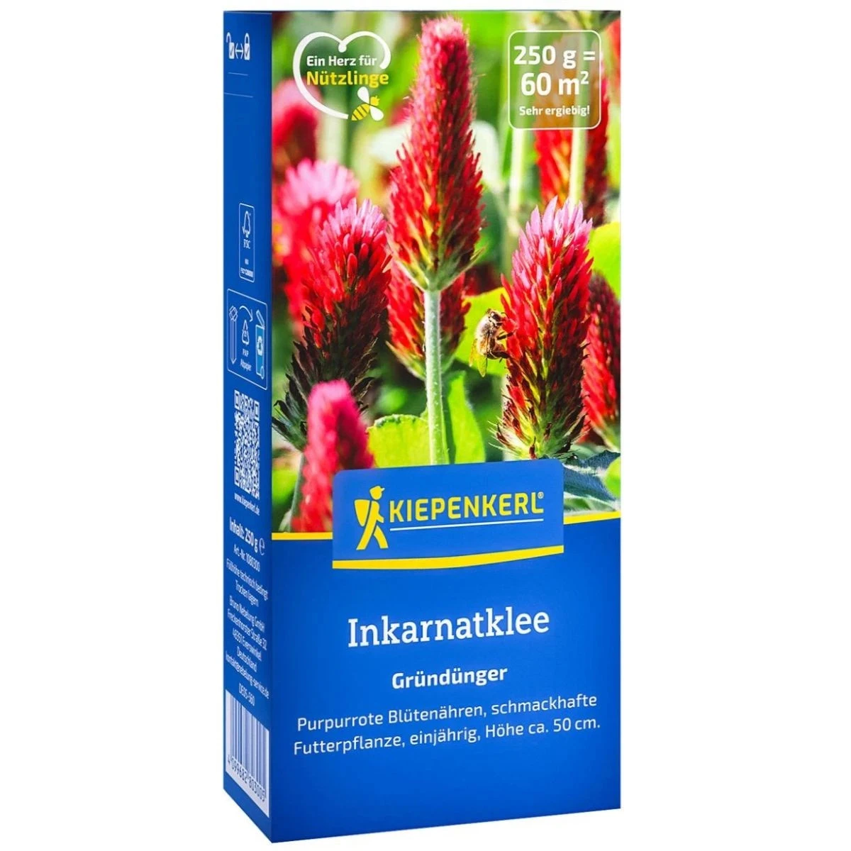 Zelené hnojení - Jetel inkarnát - osivo - 250 g