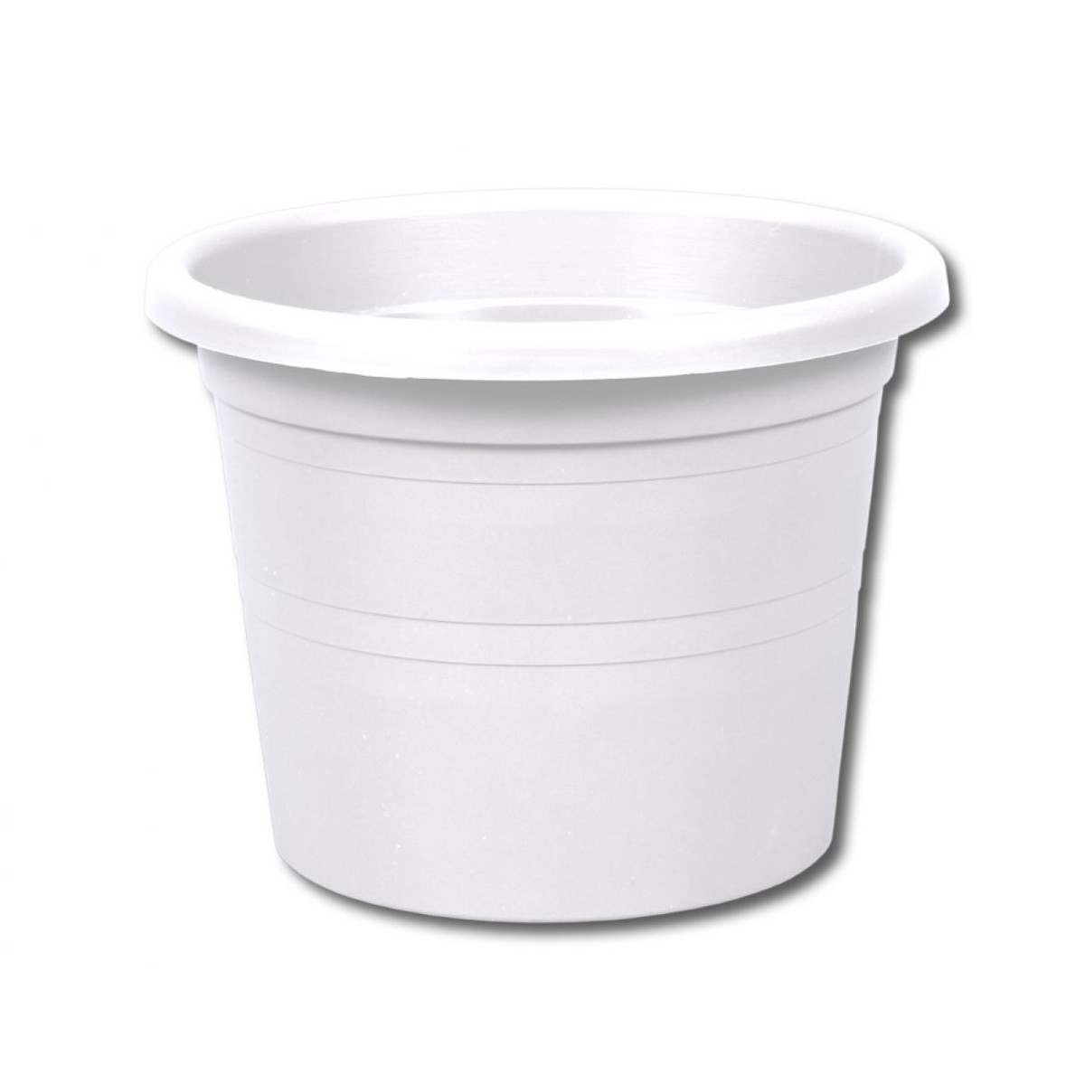 Květináč Satura Modern - bílý - 14 x 11 cm - pěstební pomůcky - 1 ks