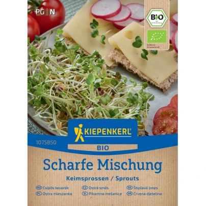 BIO Ostrá směs - Kiepenkerl - bio osivo na klíčky - 40 g