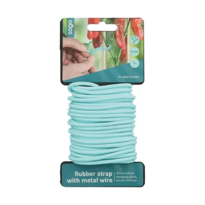Gumový pás s drátem - SOGO - pěstební pomůcky - 7 m - 1 ks