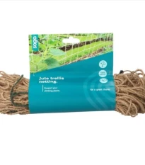 Jutová zahradní síť - podpůrná síť - SOGO - pěstební pomůcky - 1,8 × 1,8 m - 1 ks