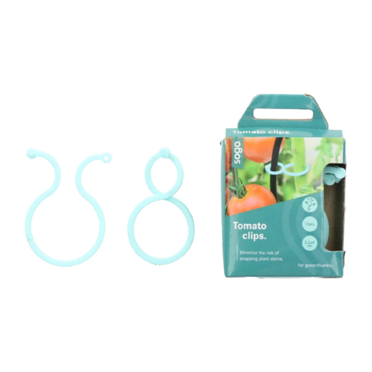 Klipsy na rajčata - SOGO - pěstební pomůcky - 15 ks