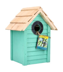 Ptačí budka zelená Beach Hut Curacao - domek pro ptactvo - 1 ks